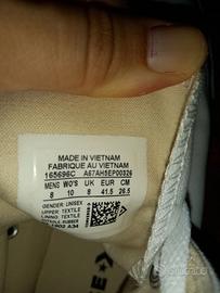 Scarpe Converse bianche alte