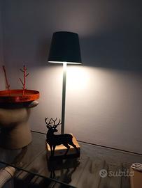 Lampada LED ricaricabile mountain design deer
