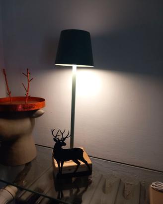 Lampada LED ricaricabile mountain design deer