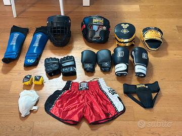 Attrezzatura per box e arti marziali