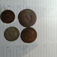 lotto 4 pz monete antiche portoghesi 