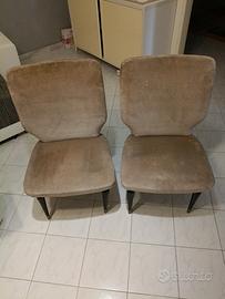 due poltrone vintage buone condizioni 