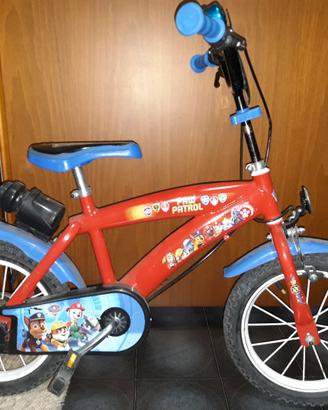 bicicletta paw patrol