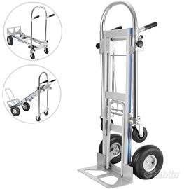 3 In 1 Carrello Pieghevole In Alluminio Mano Con 2