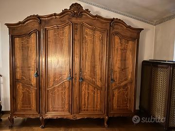 Camera da letto barocco piemontese