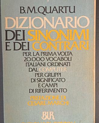 Dizionario dei sinonimi e contrari