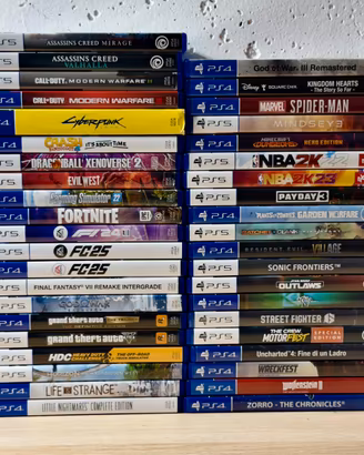 Giochi videogiochi per PS4 PS5 prezzi stracciati