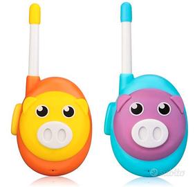 2 pezzi Walkie Talkie Bambini gioco giocattolo