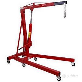 Gruetta gru da officina 2000kg pieghevole manuale