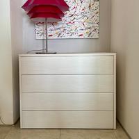 Cassettone legno bianco