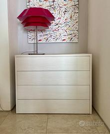 Cassettone legno bianco