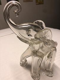 2 Elefanti in vetro murano