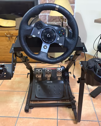 Logitech g920 + Stand GT Omega + Cambio con Mod