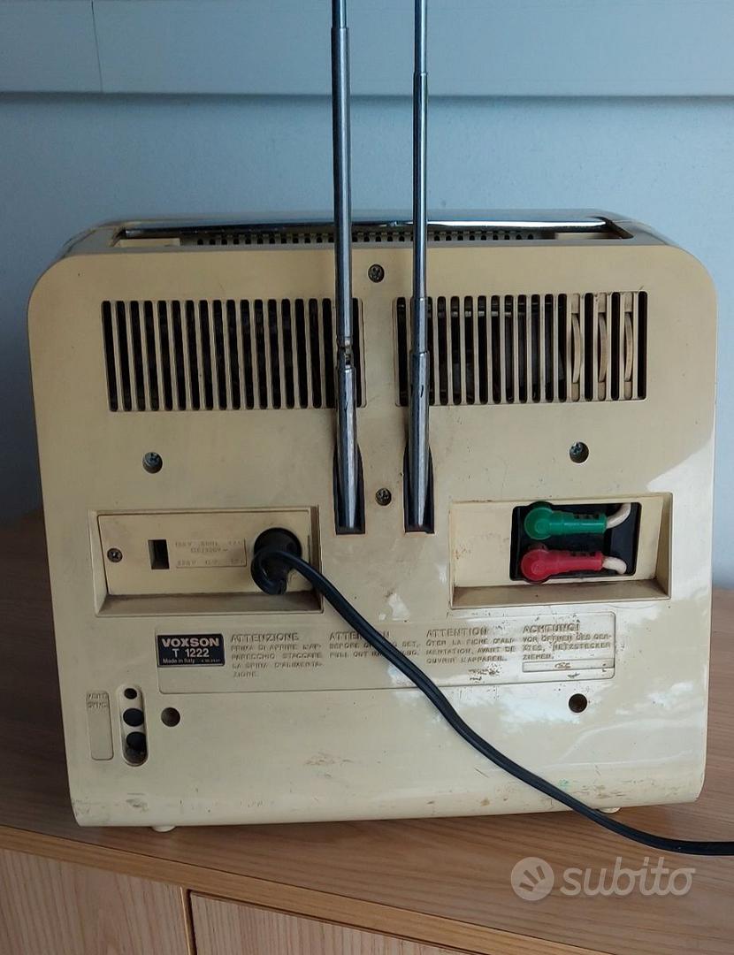 Téléviseur VOXSON T1202 – Années 70 – Noir Et Blanc – Rodolfo Bonetto – Vintage