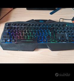 Tastiera Gaming Rii RK400  Retroilluminata RGB   R