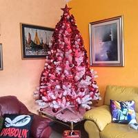 Albero di Natale bianco .