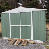 Box capanno acciaio lamiera 327x459cm verde