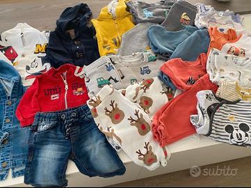 Abbigliamento invernale neonato maschio 6-9 mesi Tutto per i