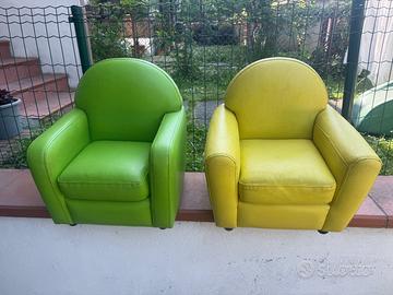 Poltroncine bambino vera pelle