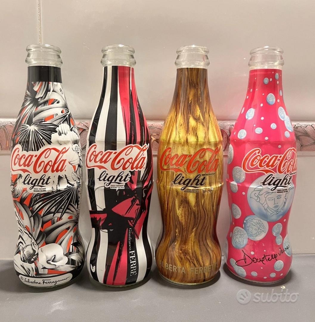 4 bottiglie coca cola Light tribute to fashion - Collezionismo In