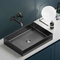 Lavabo da appoggio Saturn Gun Metal Art.BB9812-BGM