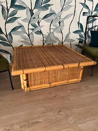 Tavolino rattan
