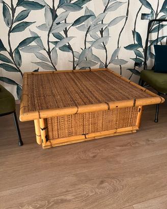 Tavolino rattan
