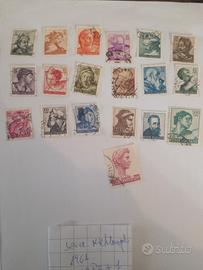 francobolli italiani serie Michelangelo 1961