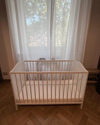 CULLA PER BAMBINI IKEA CON MATERASSO NUOVO