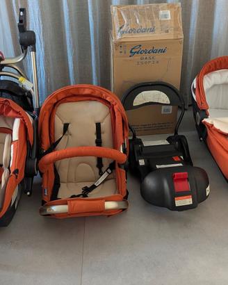 trio giordani con base isofix