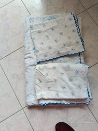 Lenzuolo  matrimoniale con federe in flanella 