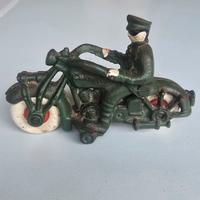 Moto giocattolo Hubley Champion in Ghisa Anni '30