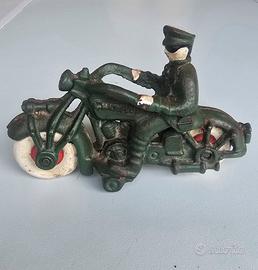 Moto giocattolo Hubley Champion in Ghisa Anni '30