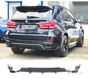 DIFFUSORE BMW X5 F15 12-18 LOOK M PERFORMANCE NERO