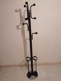 Appendiabiti da Terra Vintage Nero con Portaombrel