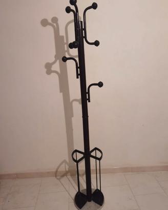 Appendiabiti da Terra Vintage Nero con Portaombrel