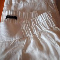 pantaloni in lino per donna firmati
