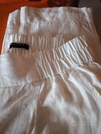 pantaloni in lino per donna firmati