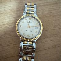 Orologio lorenz acciaio e placcato in oro