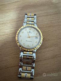 Orologio lorenz acciaio e placcato in oro