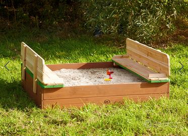 Sabbiera AXI in legno con panche – NUOVA SIGILLATA