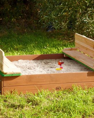 Sabbiera AXI in legno con panche – NUOVA SIGILLATA