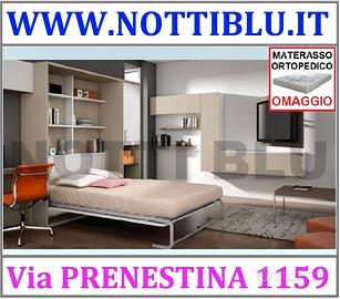 Letto a Scomparsa contenitore + libreria