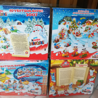 Calendari dell'avvento Tedeschi Kinder mai aperti