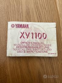 Libretto uso e manutenzione YAMAHA XV 1100 VIRAGO
