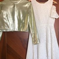 Vestito in pizzo macramè