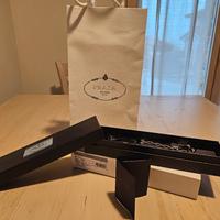 braccialetto argento Prada