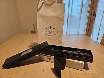 braccialetto argento Prada