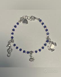 Bracciale Estivo con Charms Marini Fatto a Mano