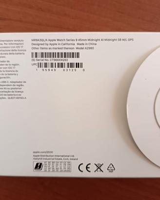 APPLE WATCH SERIES 9GPS CASSA45MM